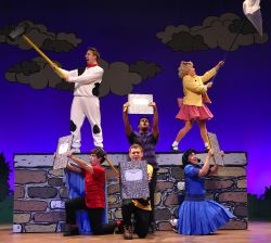 Homework and Rabbit Chasing? All a part of a normal day for the Peanuts gang