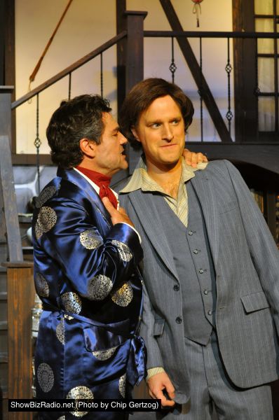  Mike Donahue as Andrew Wyke and Derek Bradley as Milo Tindle