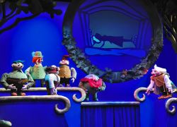 Six of the seven dwarves gather