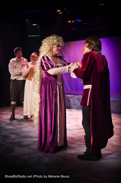 Ashley San as Rapunzel and Eben Kuhns as The Prince