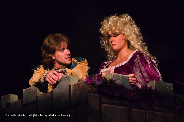 Eben Kuhns (The Prince) and Ashley San (Rapunzel)