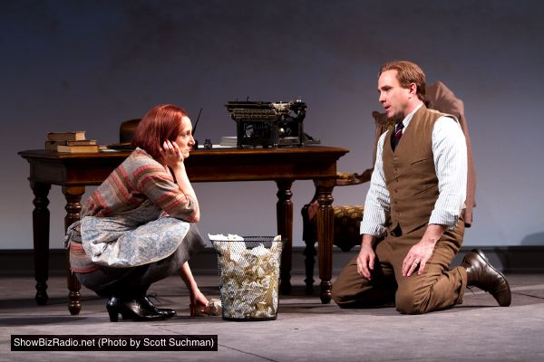 Francesca Faridany as Nina Leeds and Ted Koch as Sam Evans