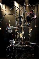 Mary Werntz as the Angel, Joseph Carlson as the Demon