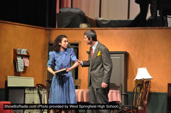 Catherine Ariale, Drew Holcombe as Anne & Otto Frank