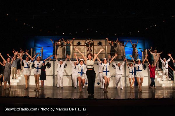 The full cast of Anything Goes performs 'Anything Goes.'