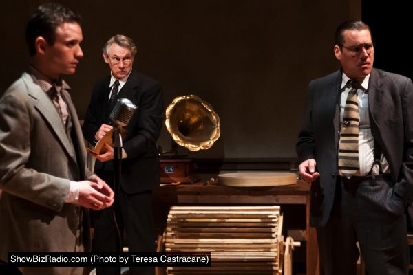Stephen Russell Murray as Nathan Leopold, Michael Kramer as defense attorney Clarence Darrow and Eric Lucas as prosecutor Robert Crowe