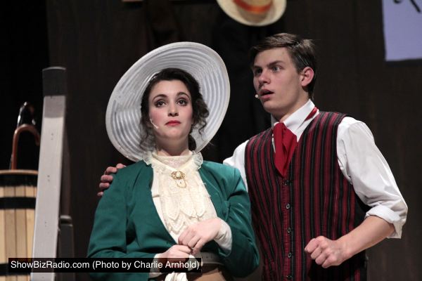 Alexandra Nicopoulos (Dolly Levi) and Doug Klain (Horace Vandergelder)