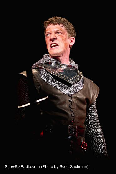 Zach Appelman stars as the young king, Henry V