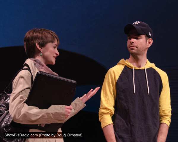 Rebecca Phillips (Clara Brandt) and Matt Baughman (Mike Clark)