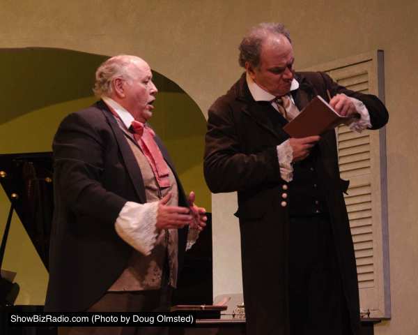 David Rampy (Anton Diabelli) and Elliott Bales (Beethoven)