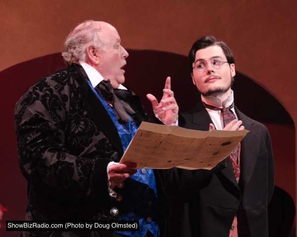 David Rampy (Anton Diabelli) and Ken Gaul (Anton Schindler)
