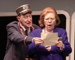 Cal Whitehurst (Conductor) and Kathy Fannon (Ida Webb)