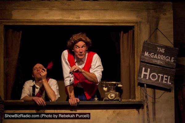 Evan Crump as Clown 2 and Nick Rose as Clown 1