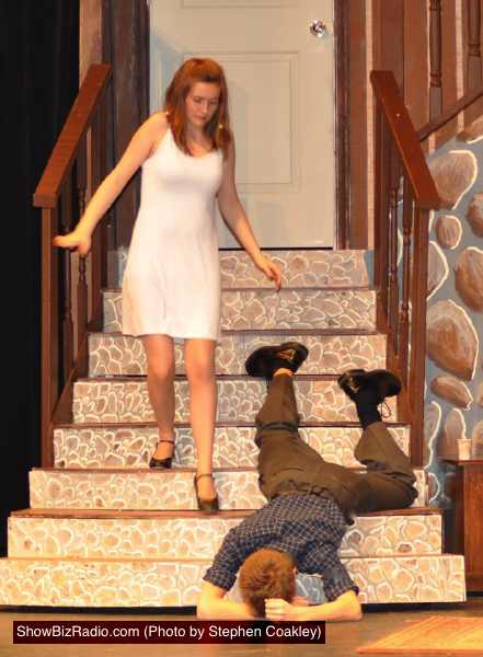 Carly Smith (Brooke/Vickie) and Stephen Coakley (Garry/Roger)