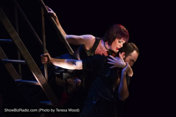Meg Gillentine as Yvette and Dan Istrate