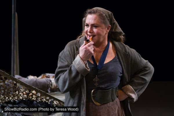 Kathleen Turner as Mother Courage