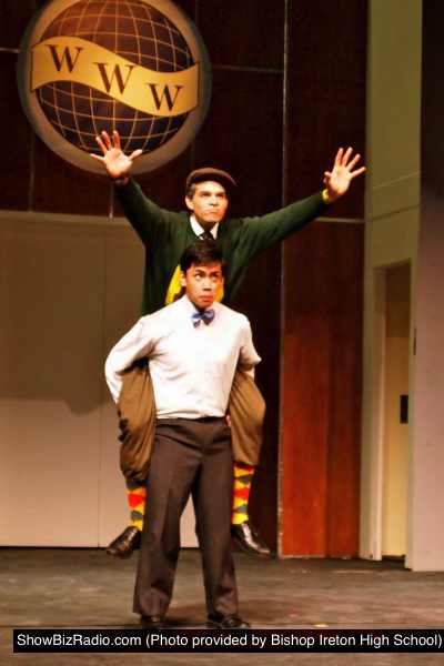 J. Pierpont (Joey Ledonio) and J.B. Biggley (Diego Rosende) show off their school spirit in 'Grand Old Ivy