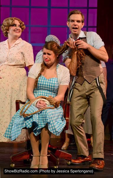 Lauren Kuhn (Becky 2 Shoes), Melissa Berkowitz (Hope) and Matthew Baughman (Hot Blades Harry) 'Snuff The Girl'