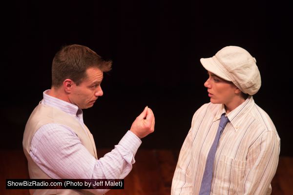 Proteus (Noah Brody) unknowingly hands a loving token received back to a disguised Julia (Jessie Austrian)