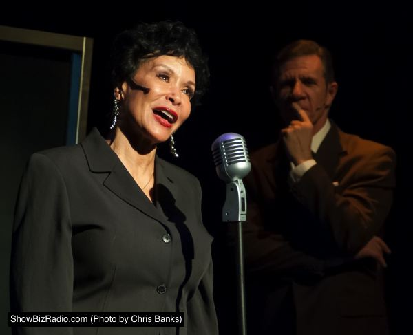 Freda Payne as Ella Fitzgerald and Tom Wiggin as her manager Norman Granz