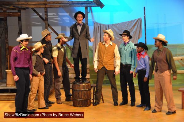 Michael McMillen as Ali Hakim with Ross Munk, Jennifer Clogg, Louay Youssef, Adit Mahmood, Michael McShane, Ben Greene, Justin Harmon, Memuna McShane