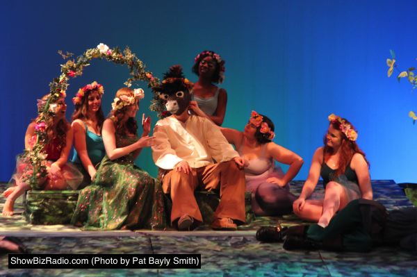 Julia Wagner, Brenna Lancour, Leia Moran (Titania), Sam Hanoura (Bottom), Brianna Williams, Alo Lenk, Annika Papke