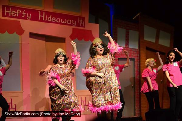 Tracy (Corrieanne Stein) and her Mom, Edna (Jeffrey Morse) are revealed in Mr. Pinky's finest in 'Welcome to the 60s'