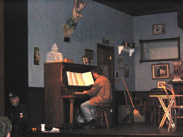 Wesley playing the piano