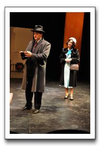 Bill Brown and Stephanie Bonte-Lebair portray the lead roles of Georg and Amalia in She Loves Me.