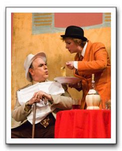 Steve Rosenthal (Argante) and Marianne Meyers (Scapino)