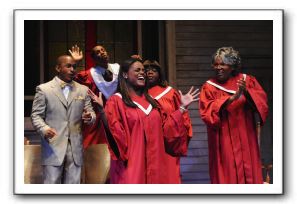 John McClure, Jr. as Pastor Harold P. Jones, Ellis Foster as Bobby, Ashley Jeudy as Monique, Almonica Caldwell as Clara, and Bernardine Mitchell as Sa