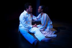 Daniel (Jose Pineda) and Ti Moune (Avia Fields) declare their love for each other