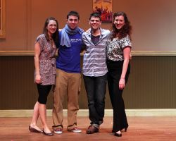 Sharon Grant (Heidi), Josh Goldman (Hunter), Scott Harrison (Jeff), and Anne Marie Pinto (Susan)