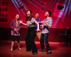 Sharon Grant (Heidi), Anne Marie Pinto (Susan), Josh Goldman (Hunter), Scott Harrison (Jeff), and Francine Krasowska (Pianist)
