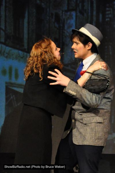 Miss Adelaide (Marta Knudson) and Nathan Detroit (Robert Schepis)