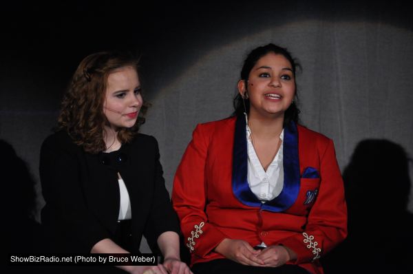Miss Adelaide (Marta Knudson) and Sarah Brown (Astrea Somarriba)