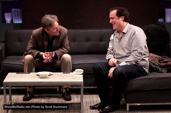 John Lescault (as Serge) and Michael Russotto (as Yvan) share a laugh