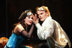 Natalie Berk as Juliet and Alex Mills as Romeo
