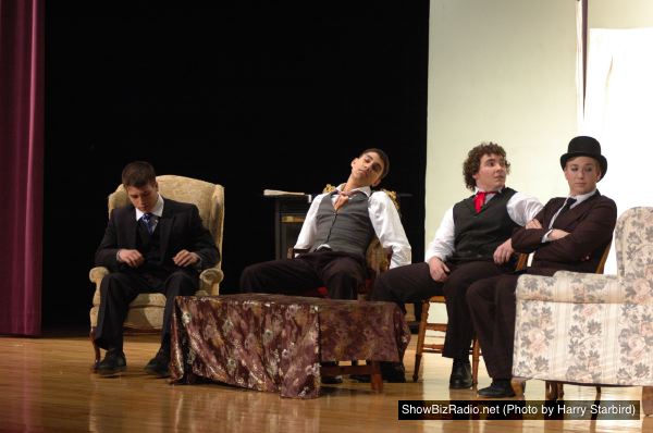 The Gentlemen (Lord Windermere - Michael Hibbs, Dumby - Judah Marshall, Cecil Graham - Jake Pearson, Lord Augustus Lorton - Lane Peyton)