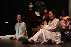 Kira Becker, Hannah Rudin, Hannah Wied, and Sibonet Shewit