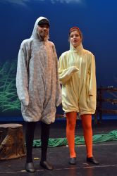 Tyler Lazzari as 'Ugly' and Emily Richter as 'Ida'